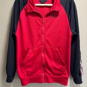 Jordan Red and Black Windbreaker Jacket